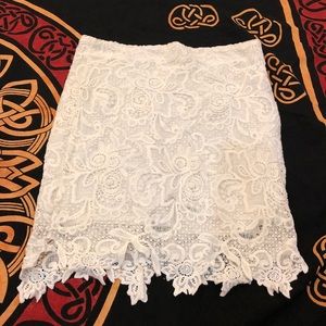 FOREVER 21 lace midi skirt